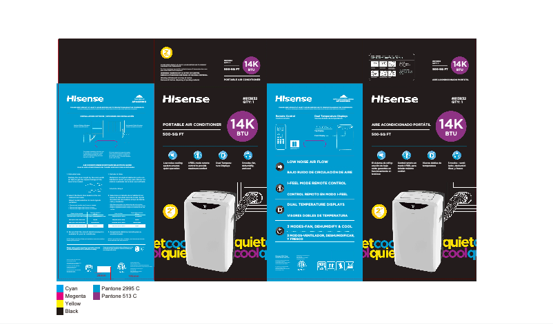 Page 1 of the manual User Manual Hisense AP14CR1WG