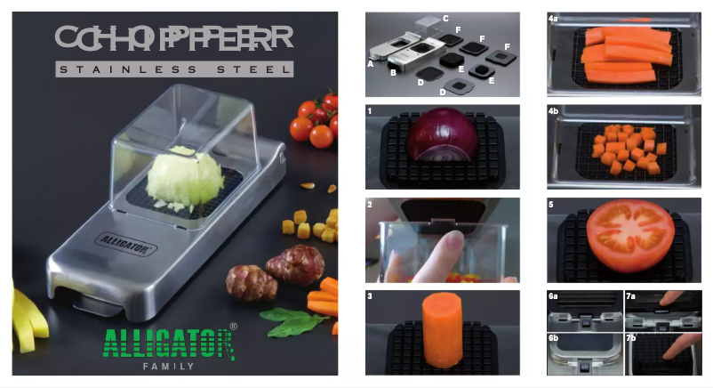 Page 1 of the manual User Manual Alligator Chopper