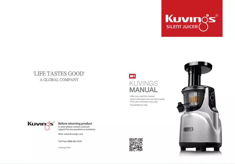 First page image of the manual for B6000