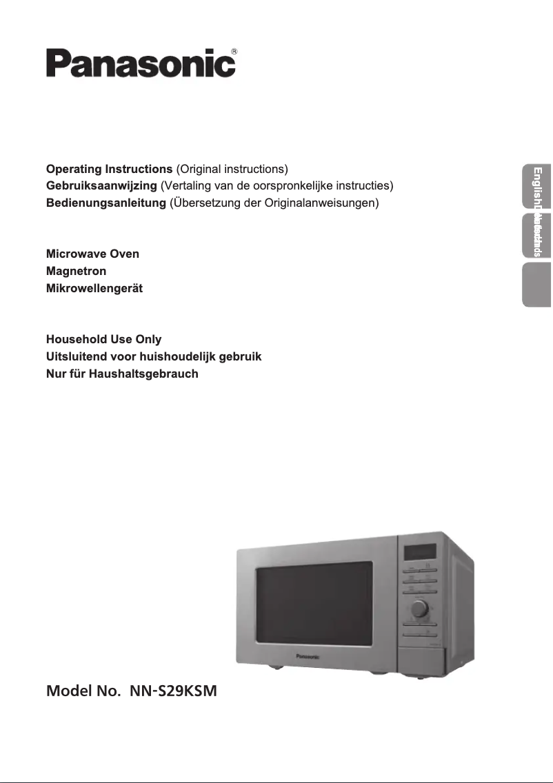 Page 1 of the manual User Manual Panasonic NN-S29