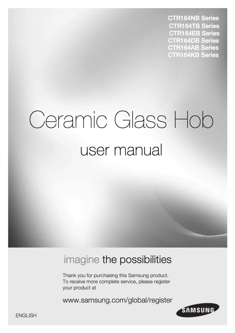 First page image of the manual for CTR164NB01