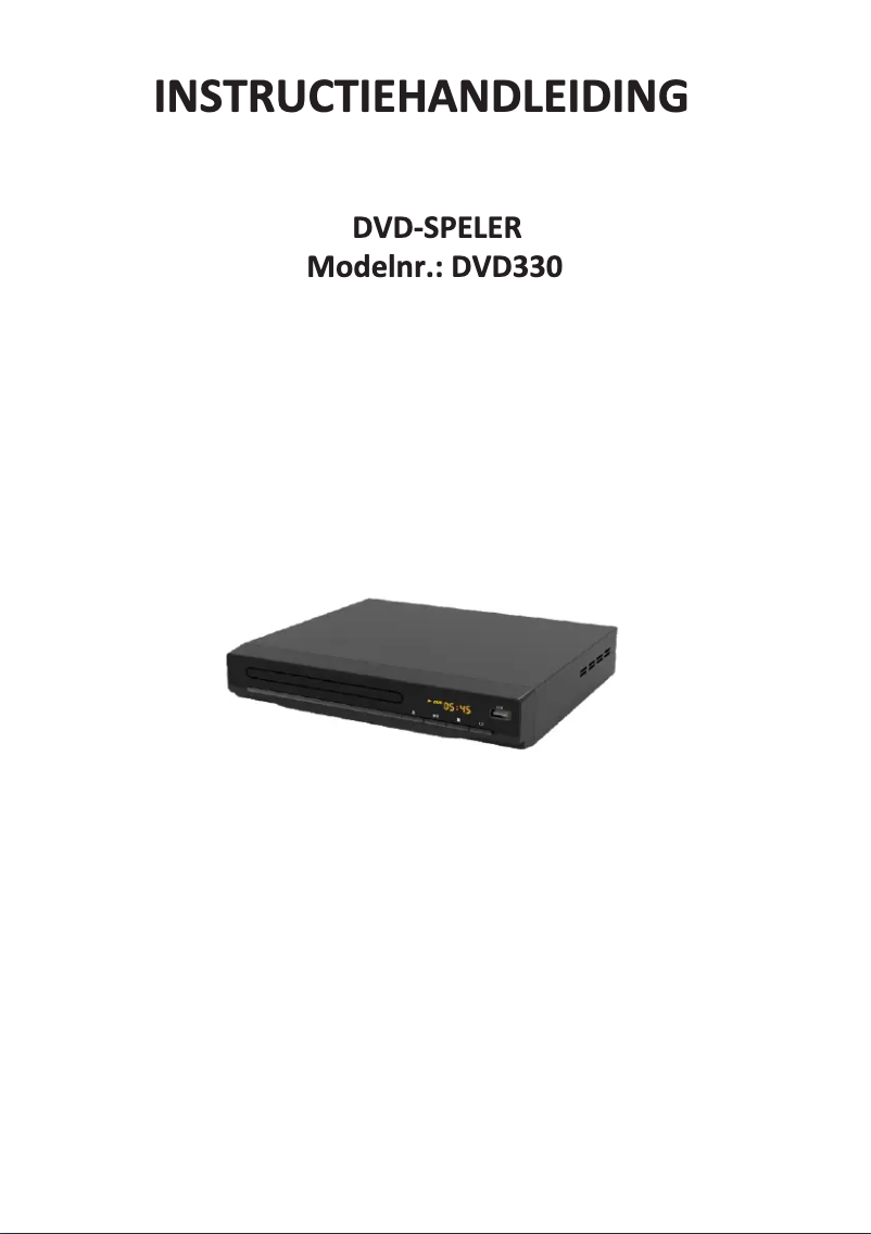 First page image of the manual for DVD330
