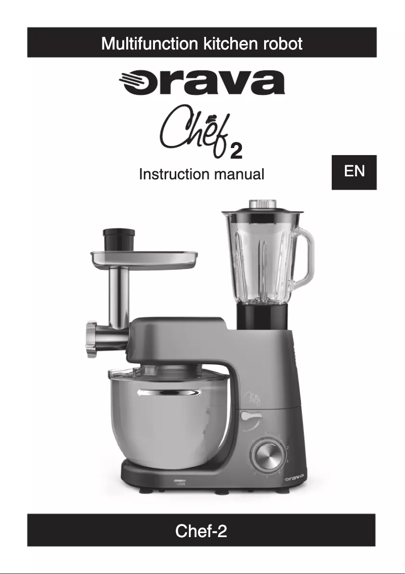 Page 1 of the manual User Manual Orava Chef-2