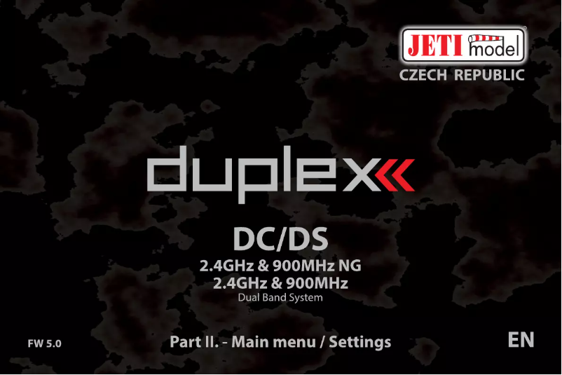 First page image of the manual for Duplex DS-12