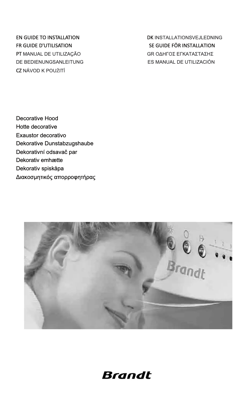 Page 1 of the manual User Manual Brandt AD1576B