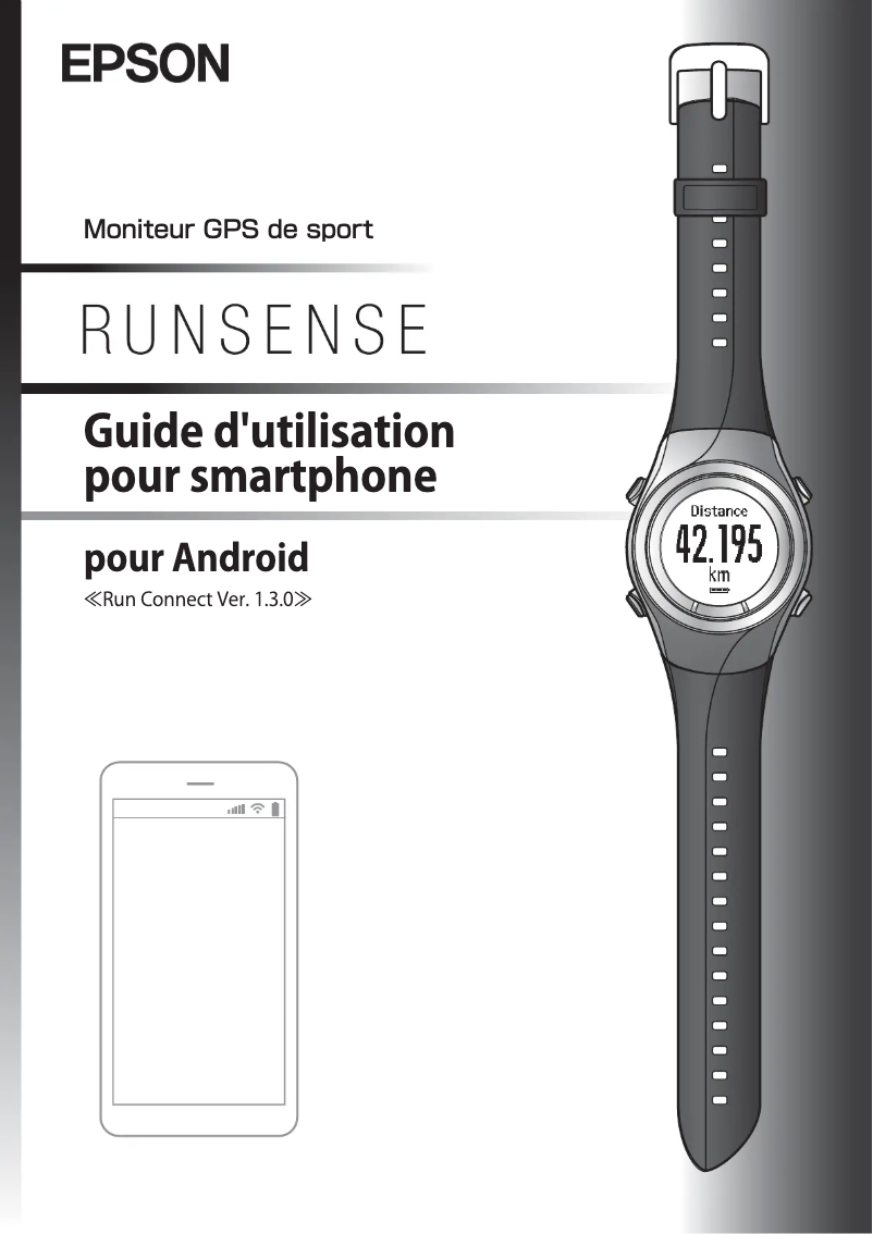 Image de la première page du manuel de l'appareil Runsense