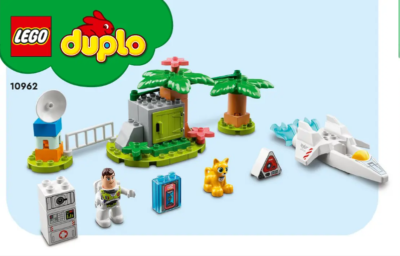 First page image of the manual for Duplo 10962