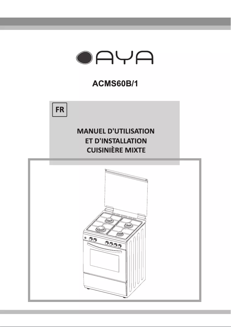 First page image of the manual for ACMS60B/1