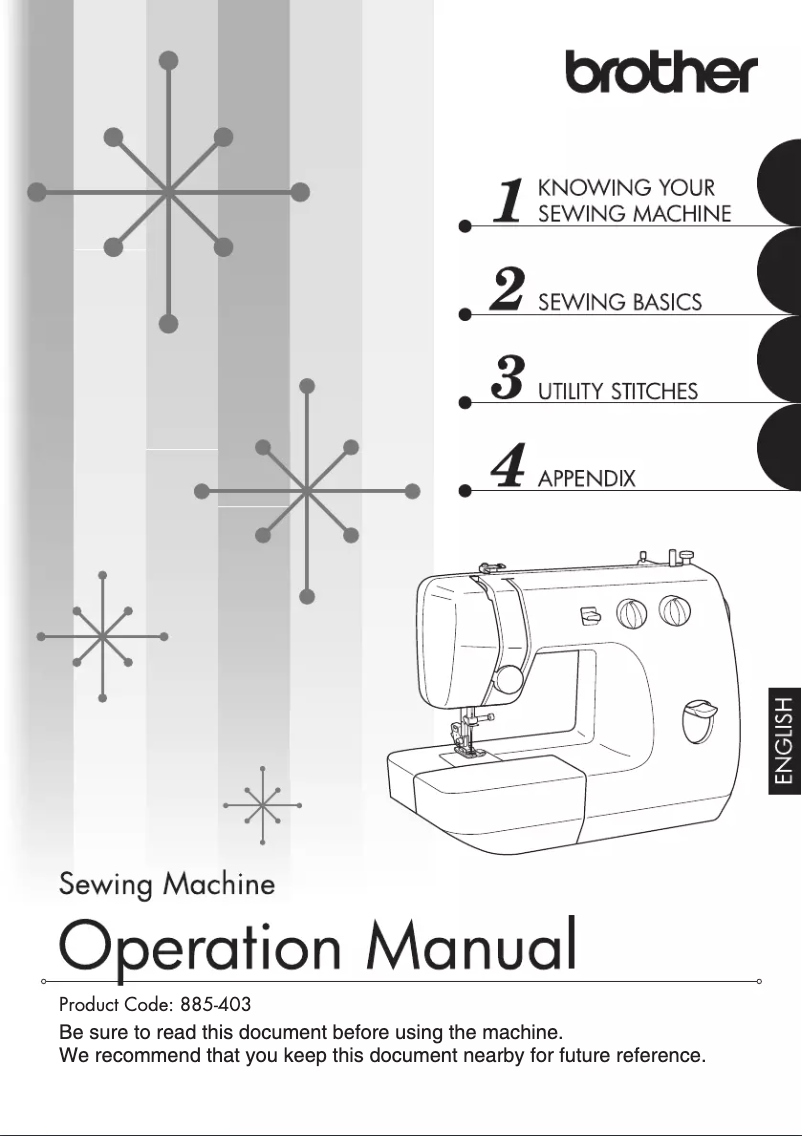 Page 1 of the manual User Manual Brother LS2400