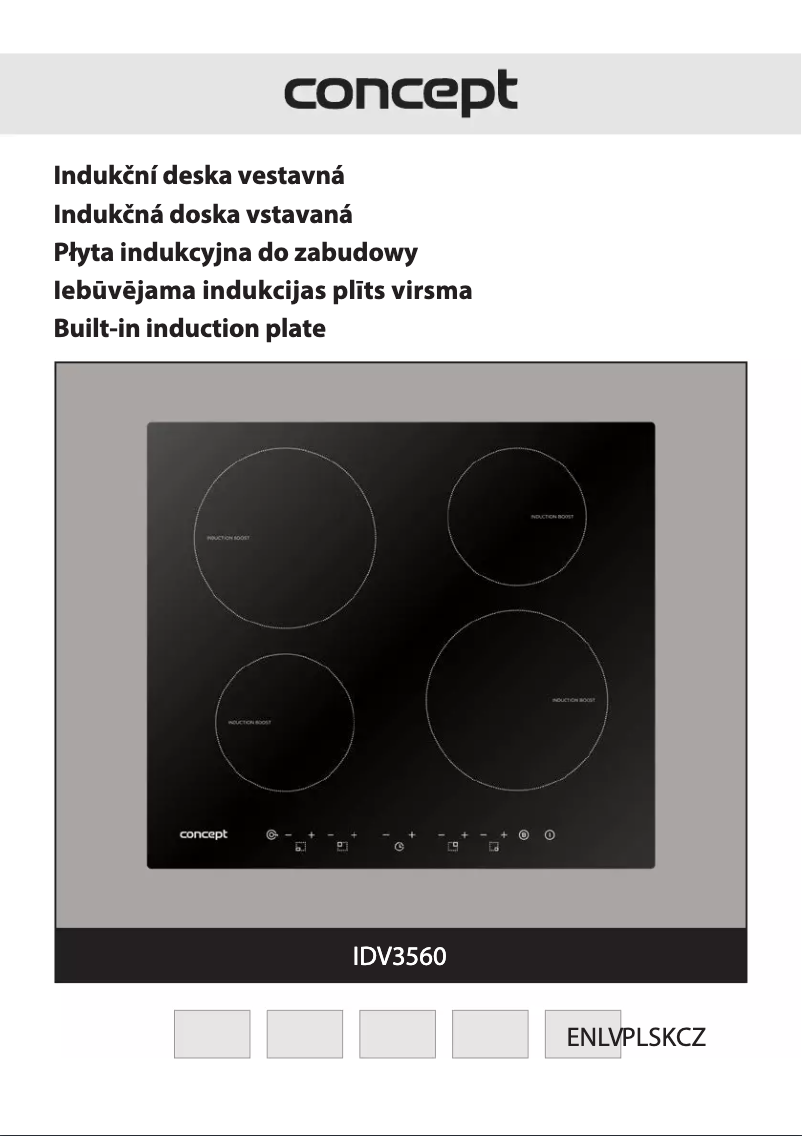Page 1 of the manual User Manual Concept IDV3560