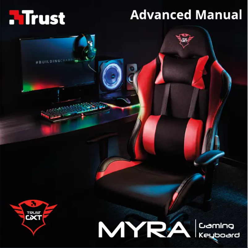 Page 1 of the manual User Manual Trust GXT 840 MYRA