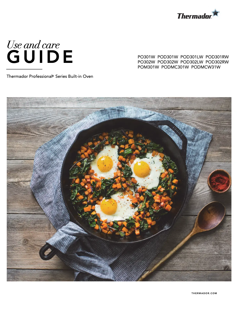 First page image of the manual for POD302LW