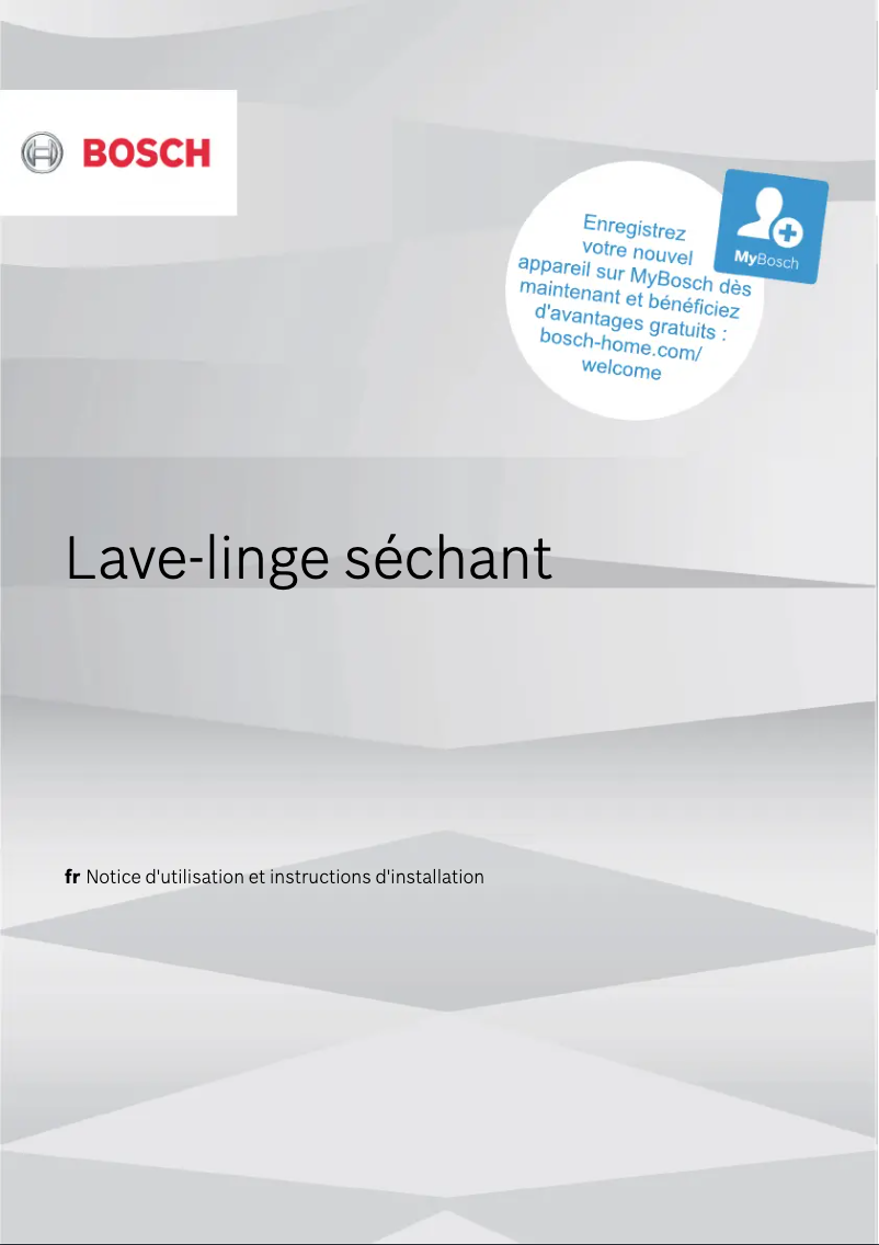 First page image of the manual for WKD28542FF