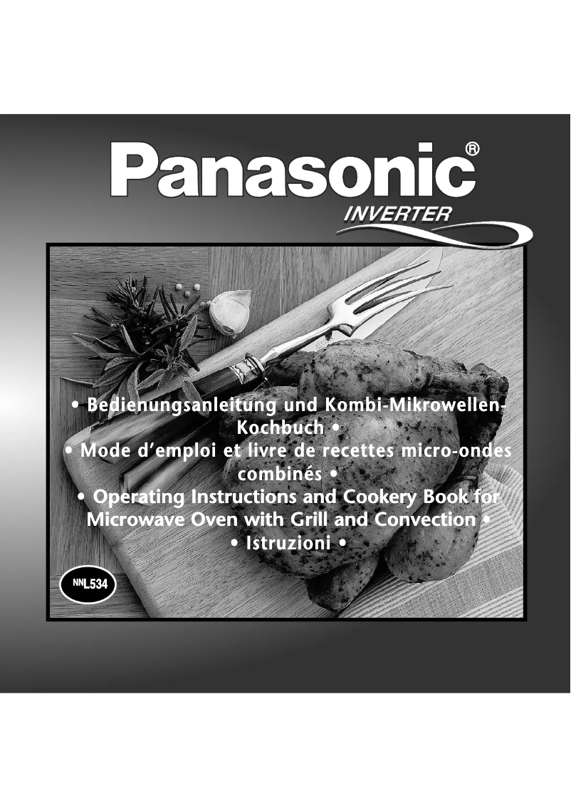 Page 1 of the manual User Manual Panasonic NN-L534