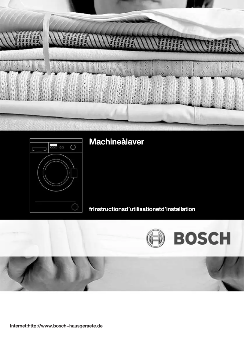 Page 1 of the manual User Manual Bosch WAA 28260 FF