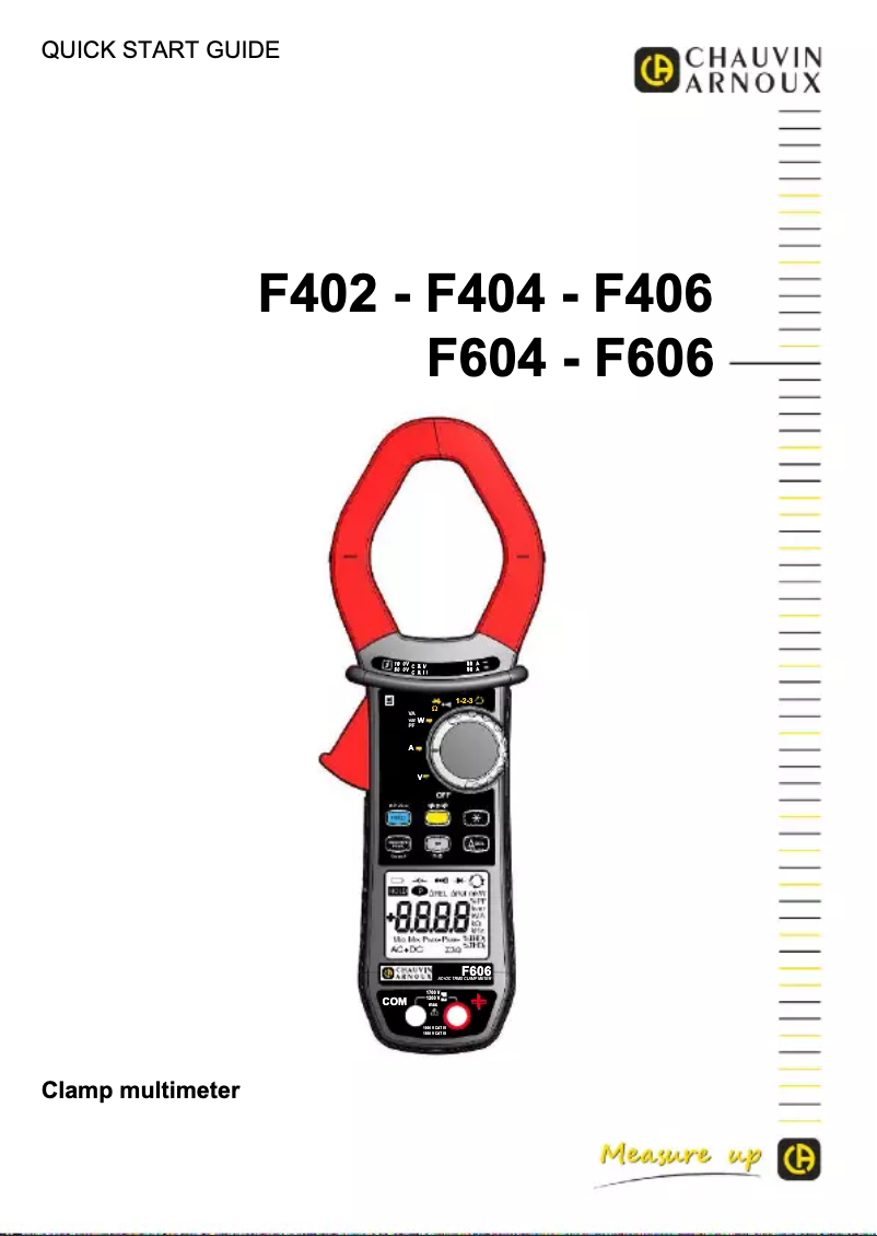 First page image of the manual for F404