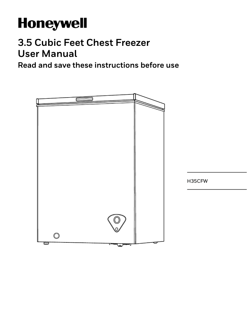 Page 1 of the manual User Manual Honeywell H35CFW