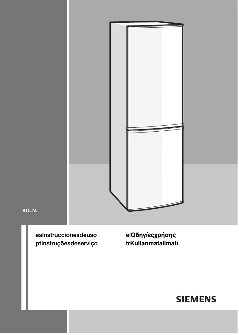 Page 1 of the manual User Manual Siemens KG46NA00NE