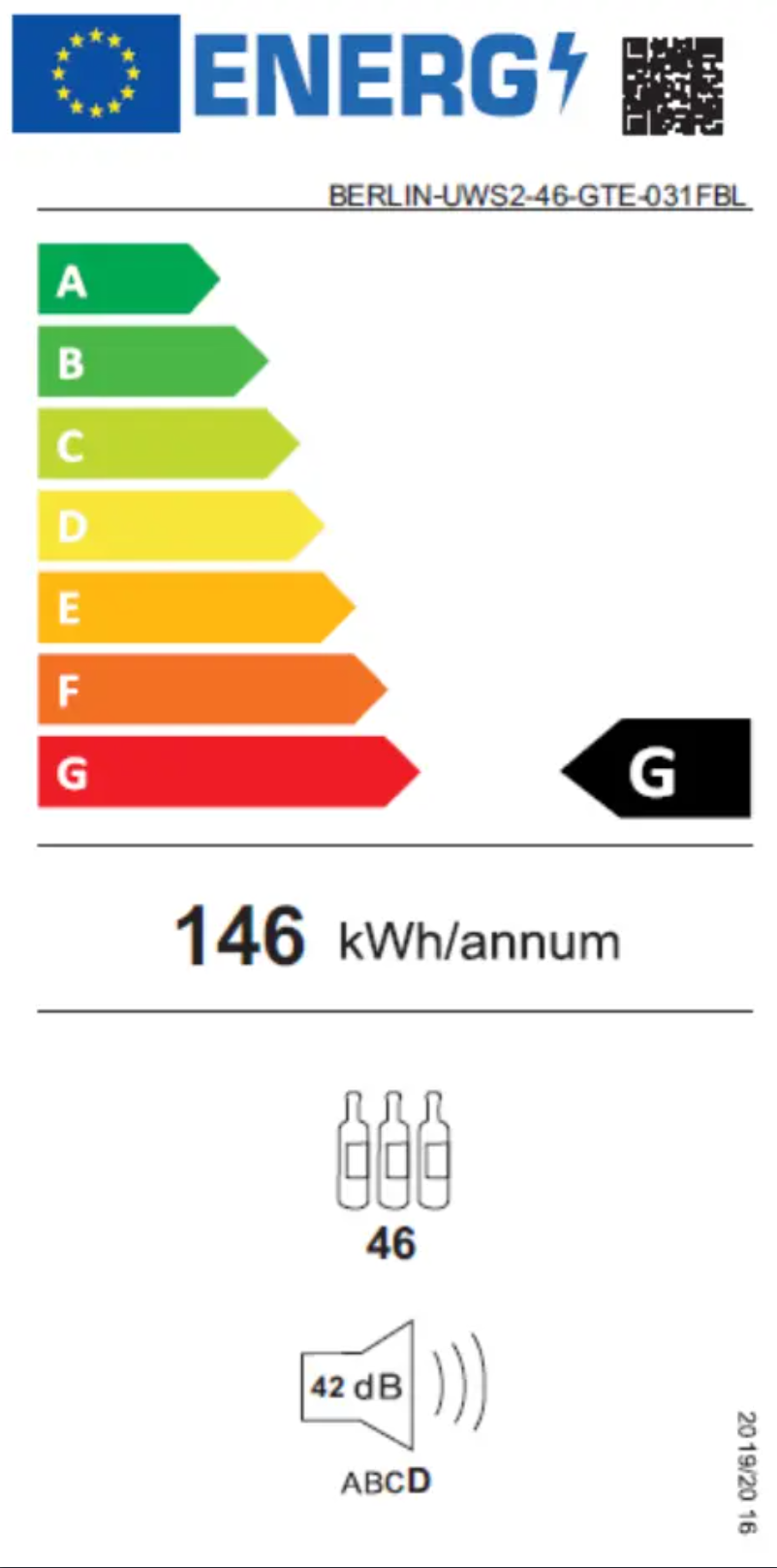 First page image of the manual for BERLIN-UWS2-46-GTE-031FBL