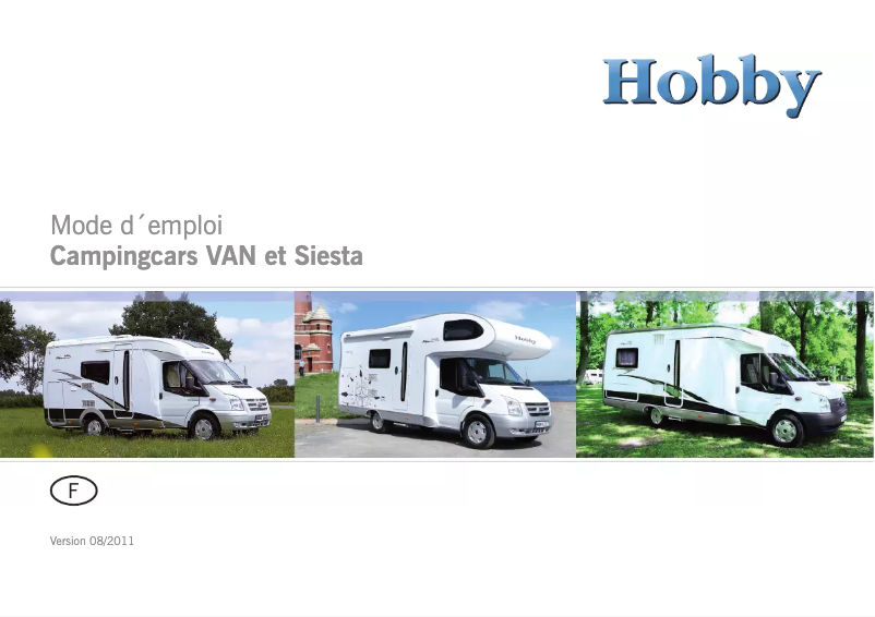 Image de la première page du manuel de l'appareil Siesta (2012)