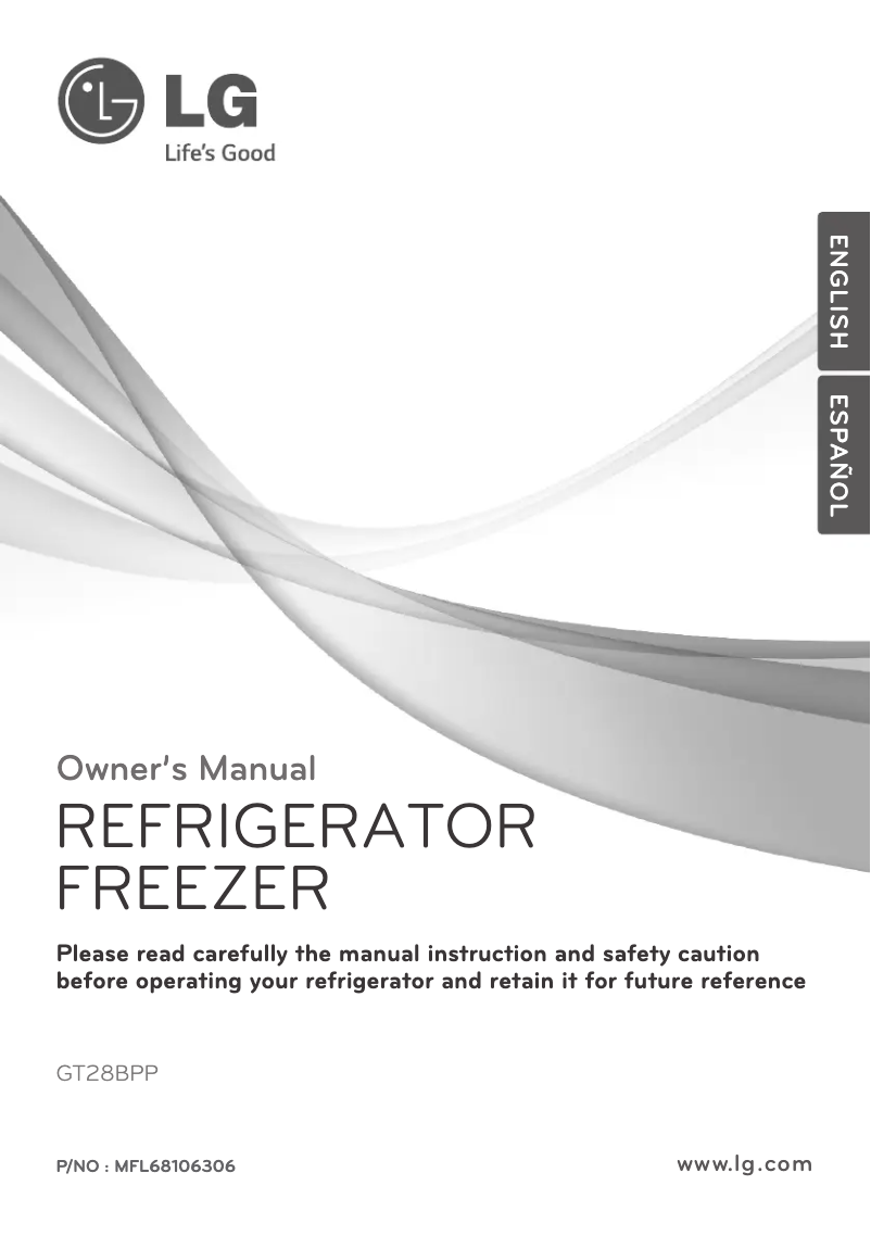 First page image of the manual for GT28BPP