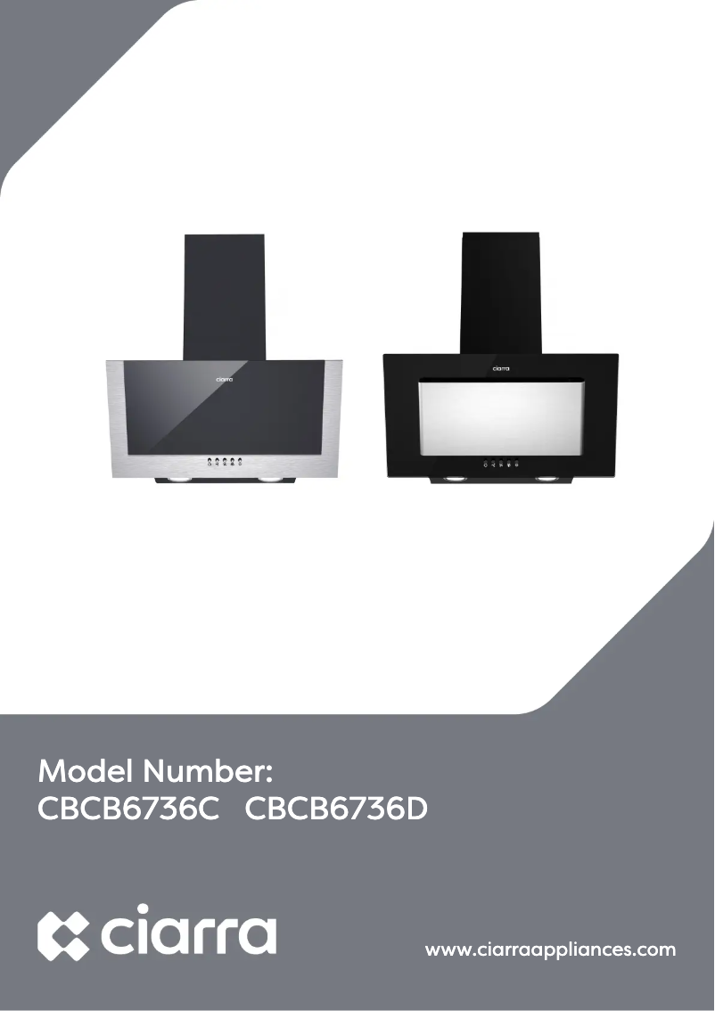 First page image of the manual for CBCB6736C