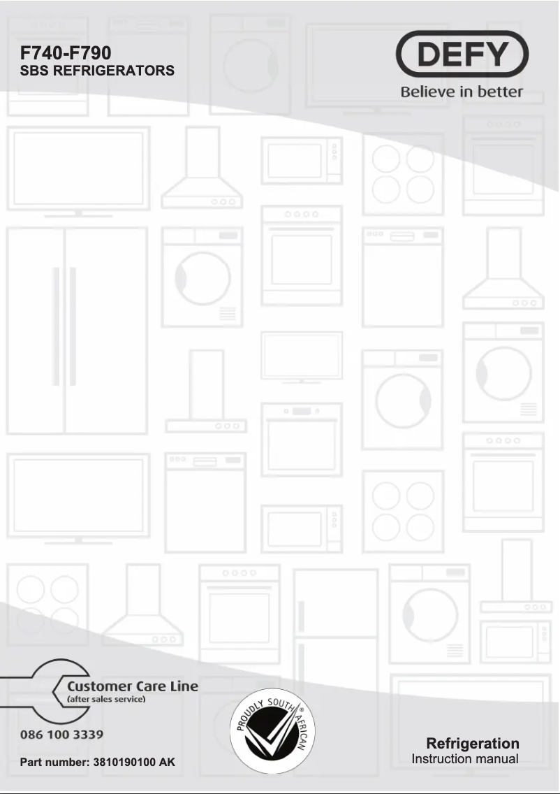 First page image of the manual for DFF463