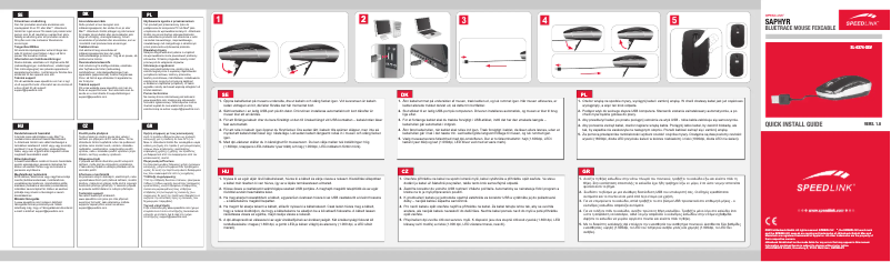 Page 1 of the manual User Manual Speed-Link SL-6374-SSV