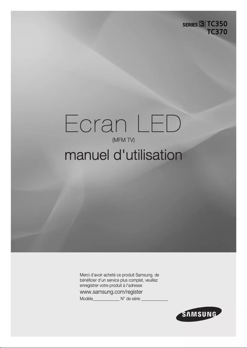 First page image of the manual for T22C350EW