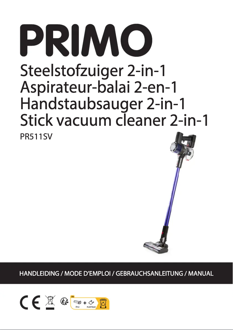 Page 1 of the manual User Manual Primo PR511SV