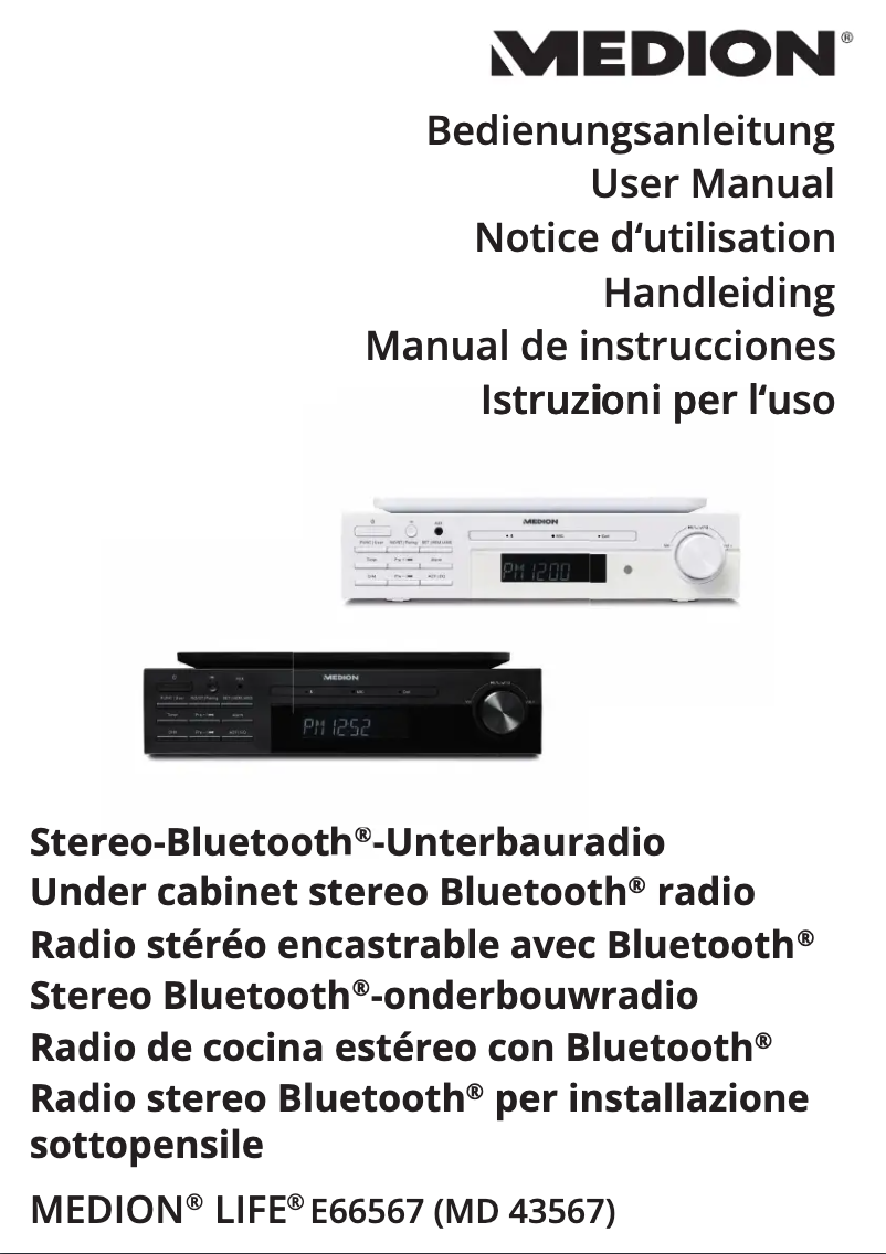First page image of the manual for LIFE E66567 MD 43567