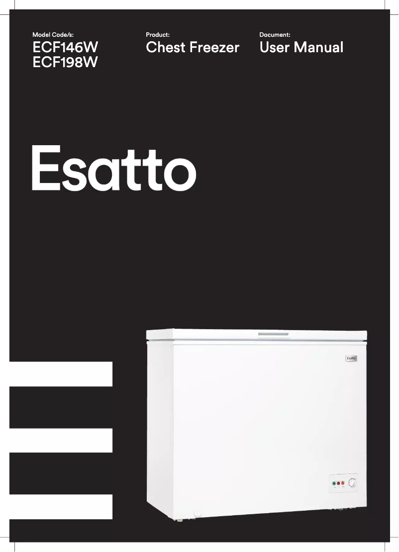 Page 1 of the manual User Manual Esatto ECF146W