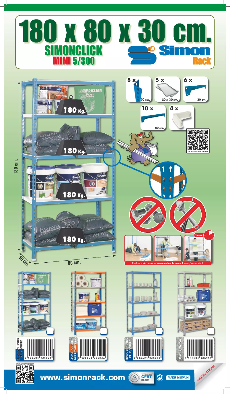 First page image of the manual for Simonclick 5/400