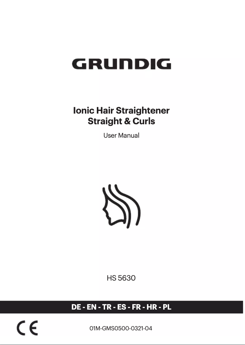 First page image of the manual for HS 5630