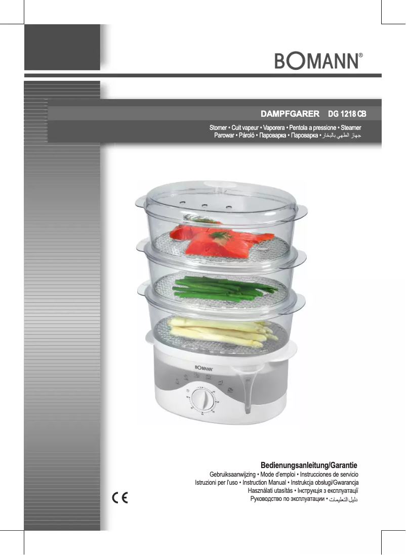 Page 1 of the manual User Manual Bomann DG 1218 CB