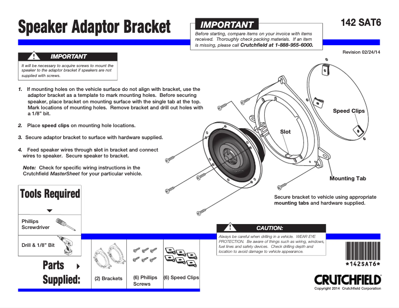 First page image of the manual for SAT6