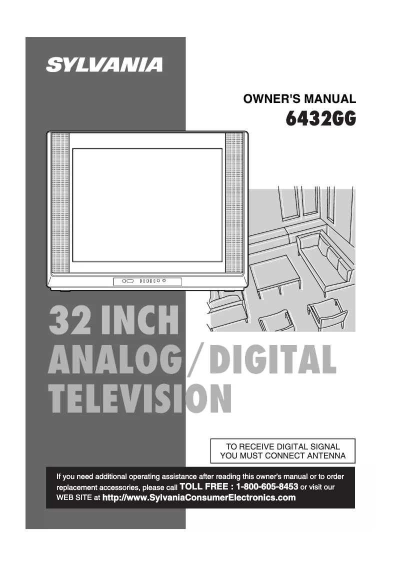 First page image of the manual for 6432GG