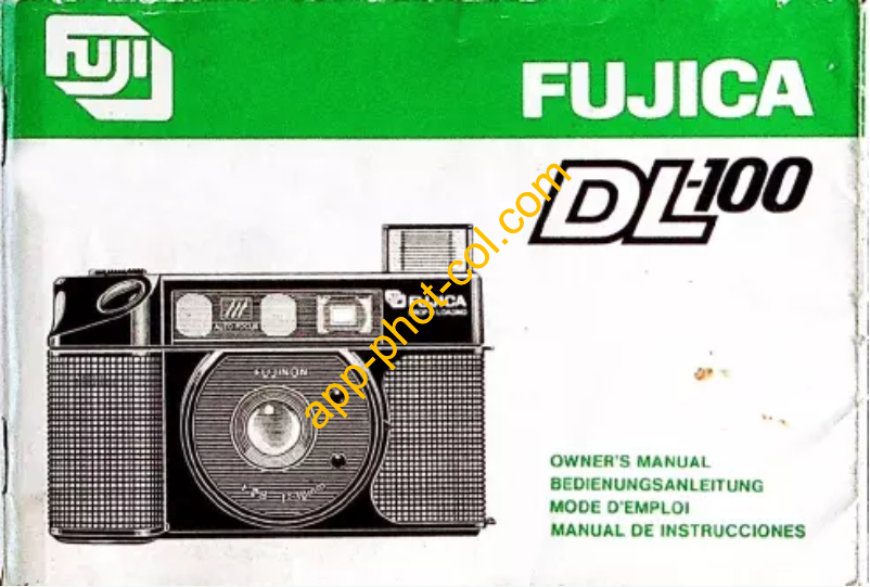 First page image of the manual for DL-100