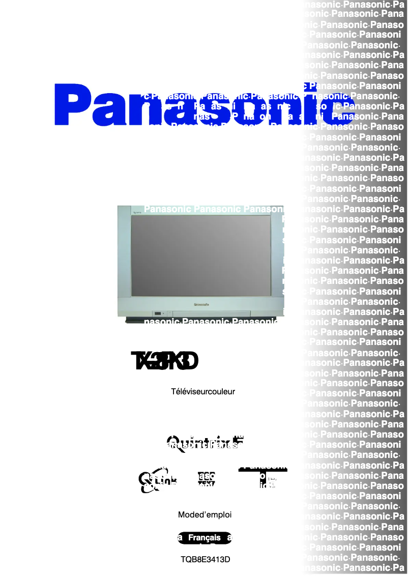 First page image of the manual for TX-28PK3D