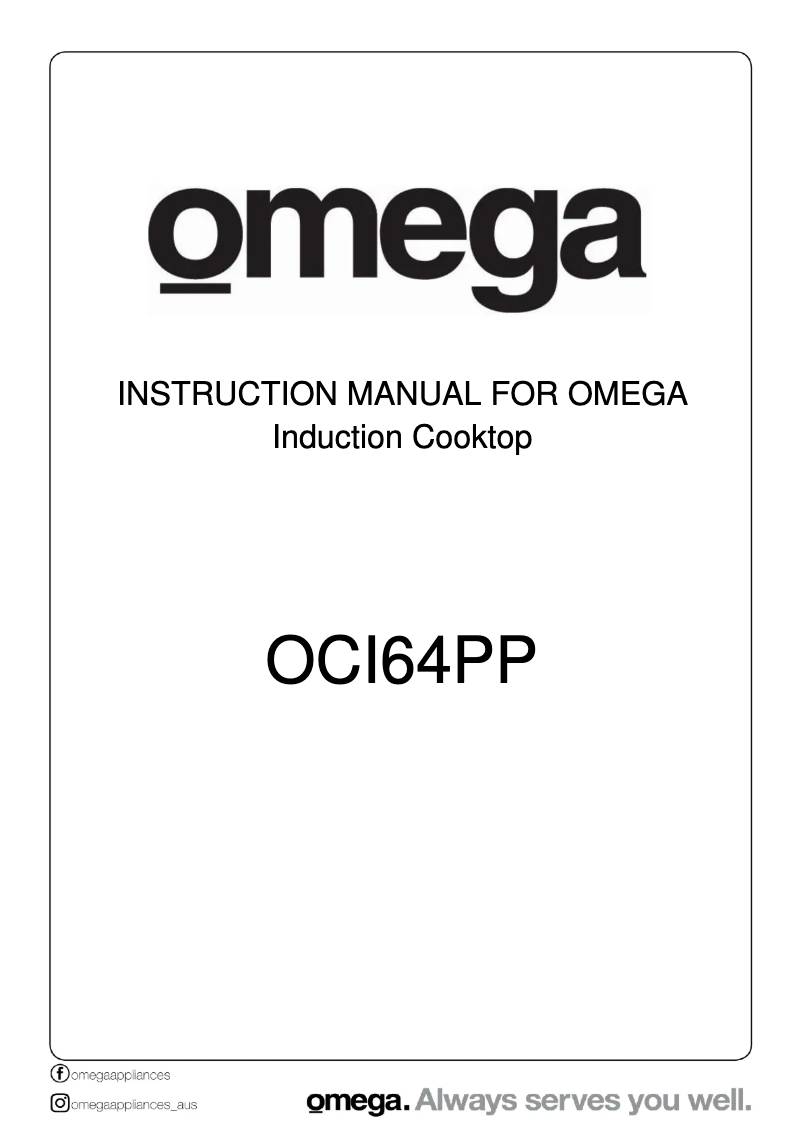 Page 1 of the manual User Manual Omega OCI64PP