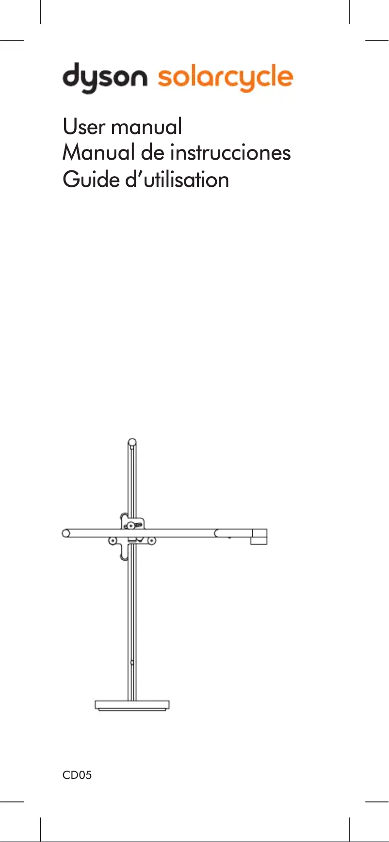 Page 1 of the manual User Manual Dyson Solarcycle