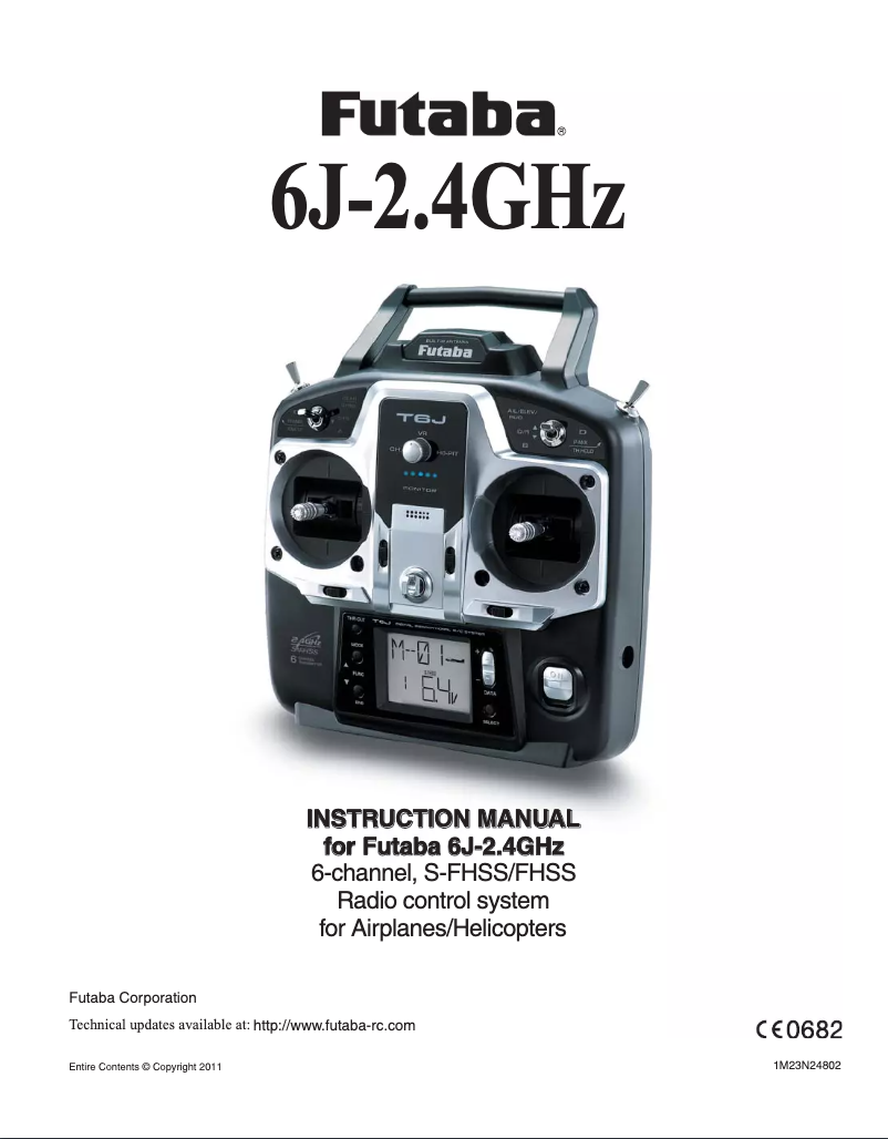 First page image of the manual for T6J - 2.4GHz