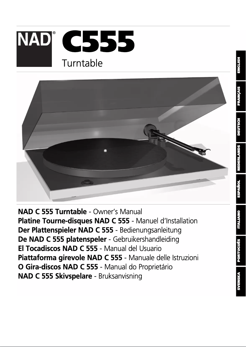 First page image of the manual for C555