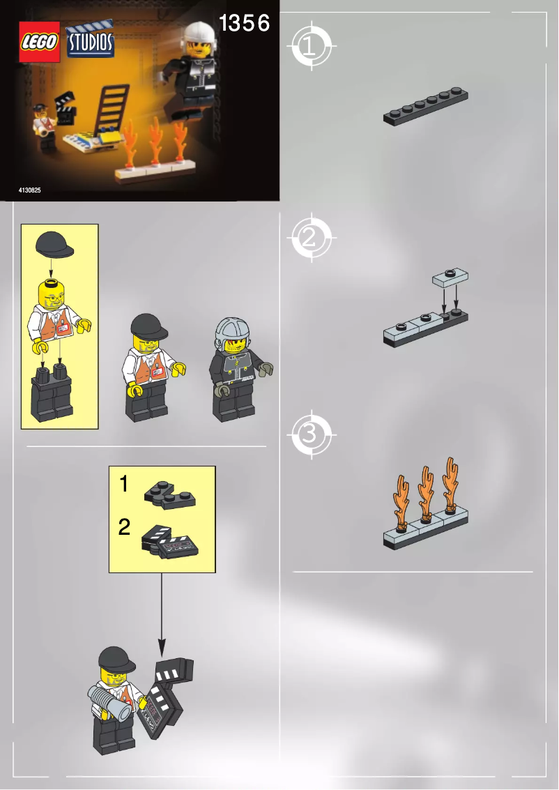 Page 1 of the manual User Manual Lego Stuntman Catapult 1356