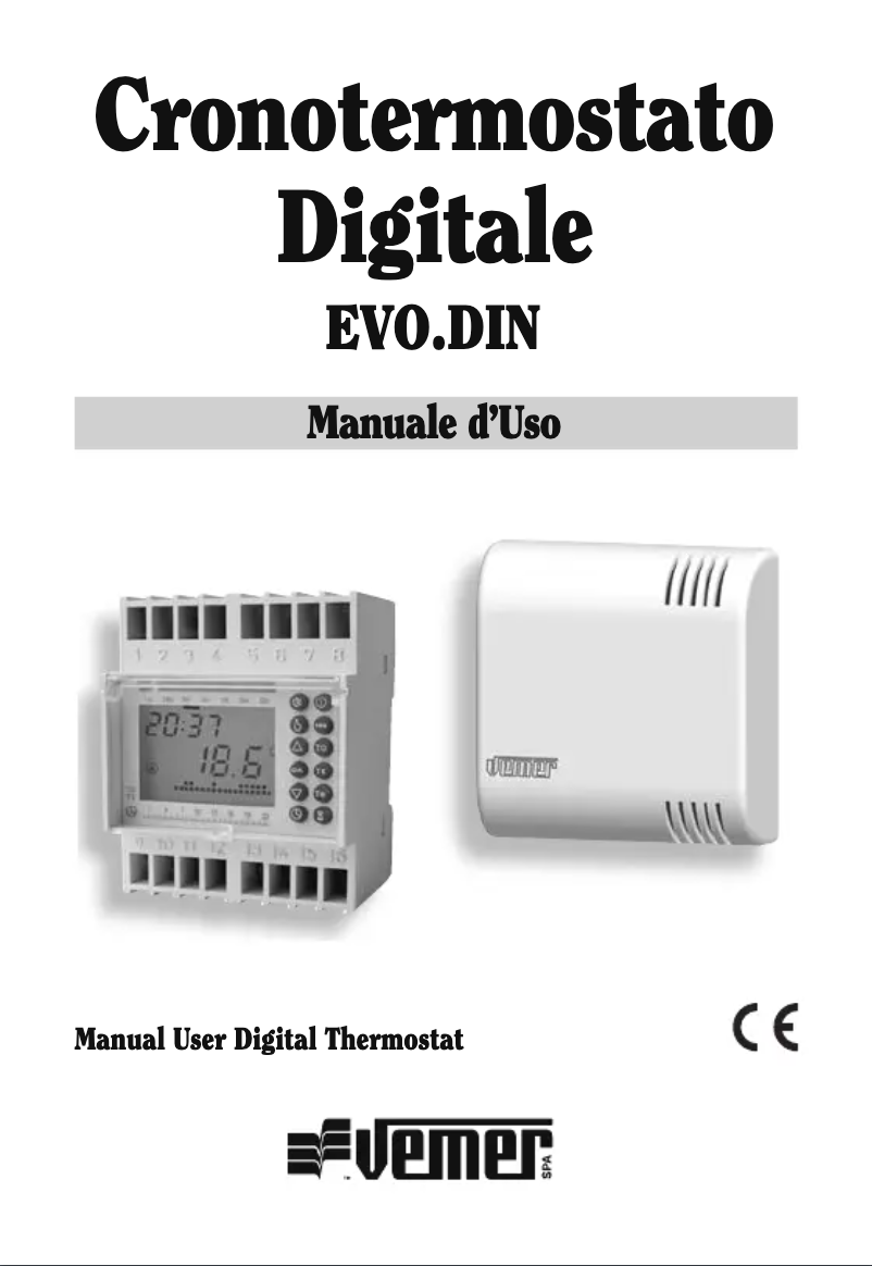 Page 1 de la notice Manuel utilisateur Vemer Evo Din