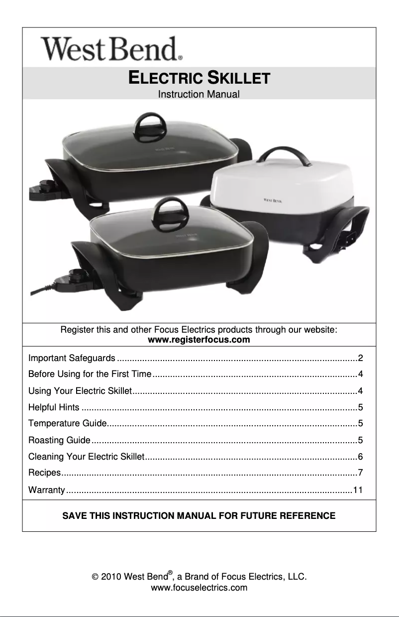 First page image of the manual for 72212