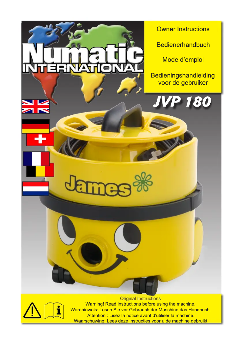 First page image of the manual for James JVH-187