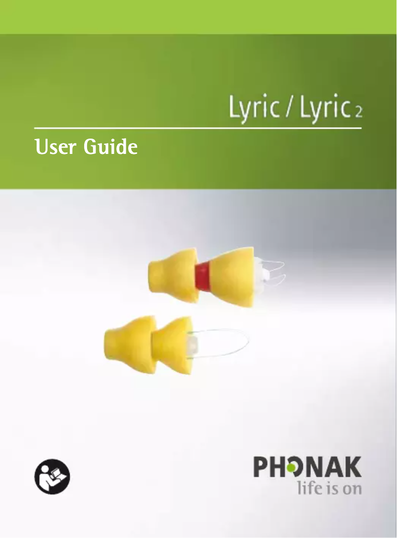 First page image of the manual for Lyric2