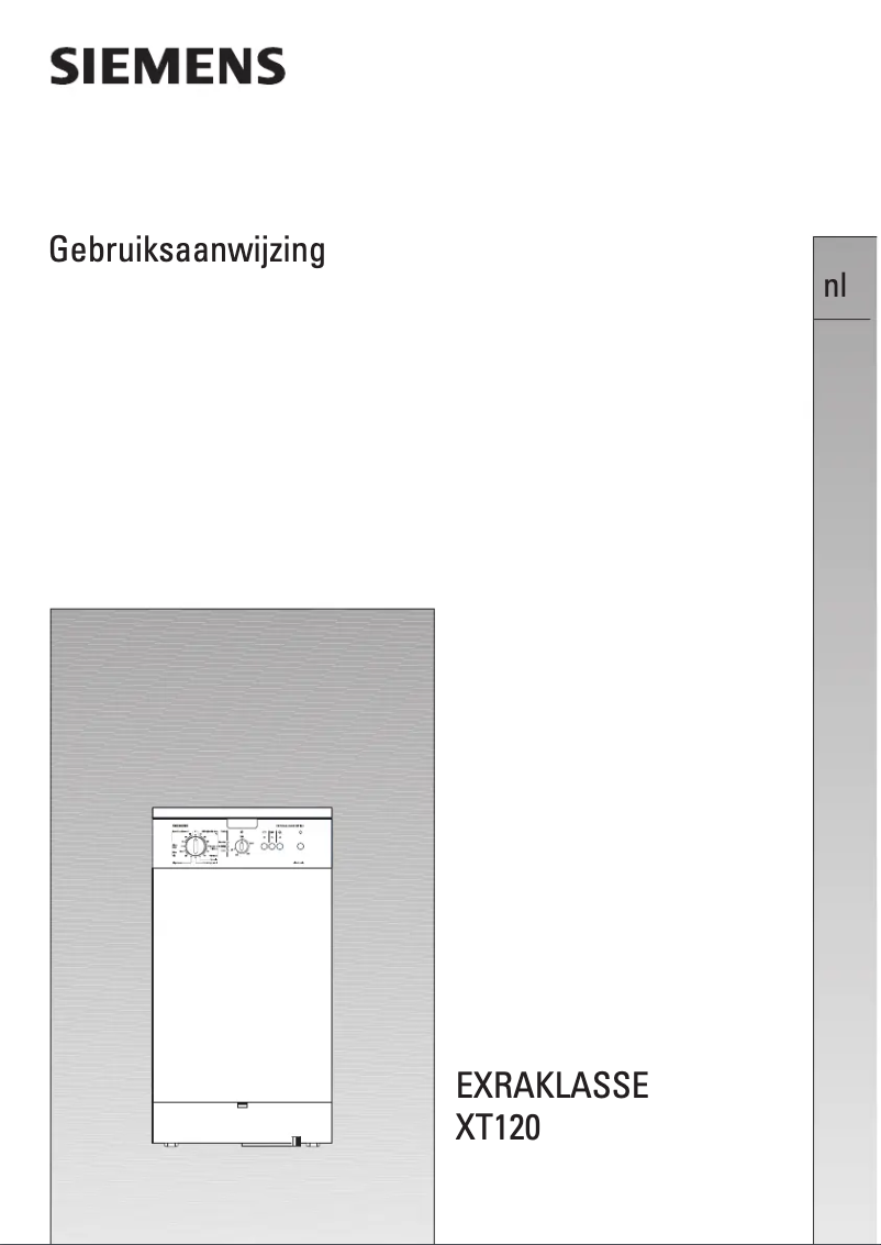 Page 1 of the manual User Manual Siemens WXT120SN