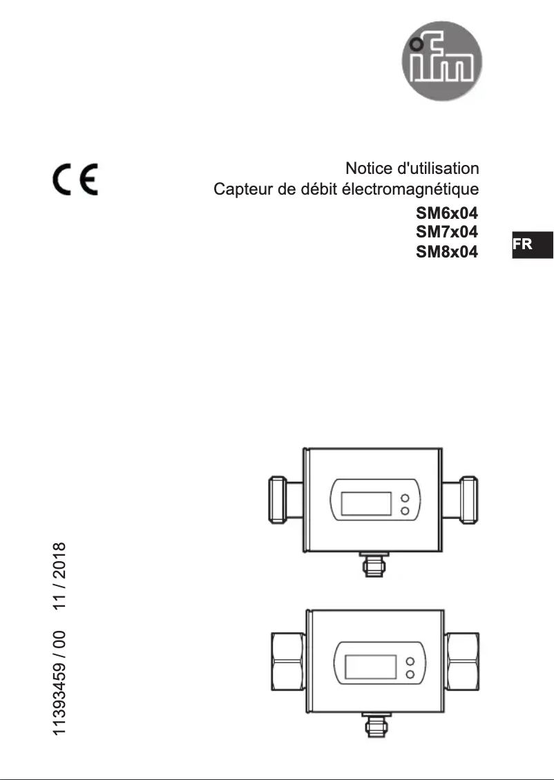 First page image of the manual for SM8004